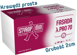 Fasada PRO 70 grubość 2 cm gładki