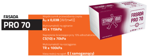 Fasada PRO 70 grubość 8 cm frezowany Fasada PRO 70 grubość 8 cm frezowany