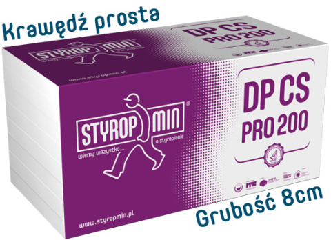 Styropian Podłoga/Parking DP CS PRO 200 grubość 8 cm gładki